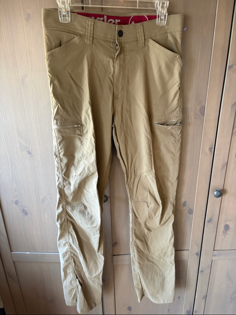 Wrangler Tan Cargo Work Pants